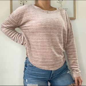 Anthropologie | Chenille Striped Sweater